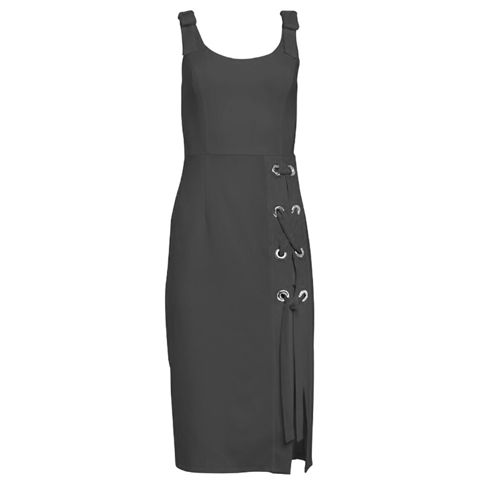 SLEEVELESS BLACK DRESS - Picture 3 of 6